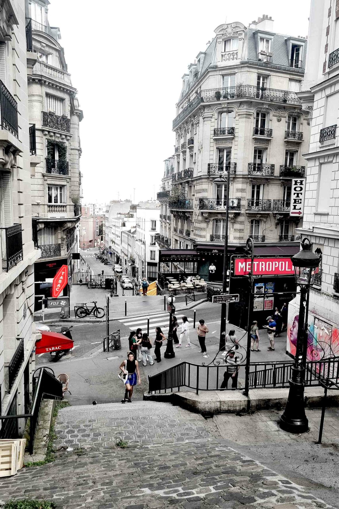 Paris, métro Caulincourt