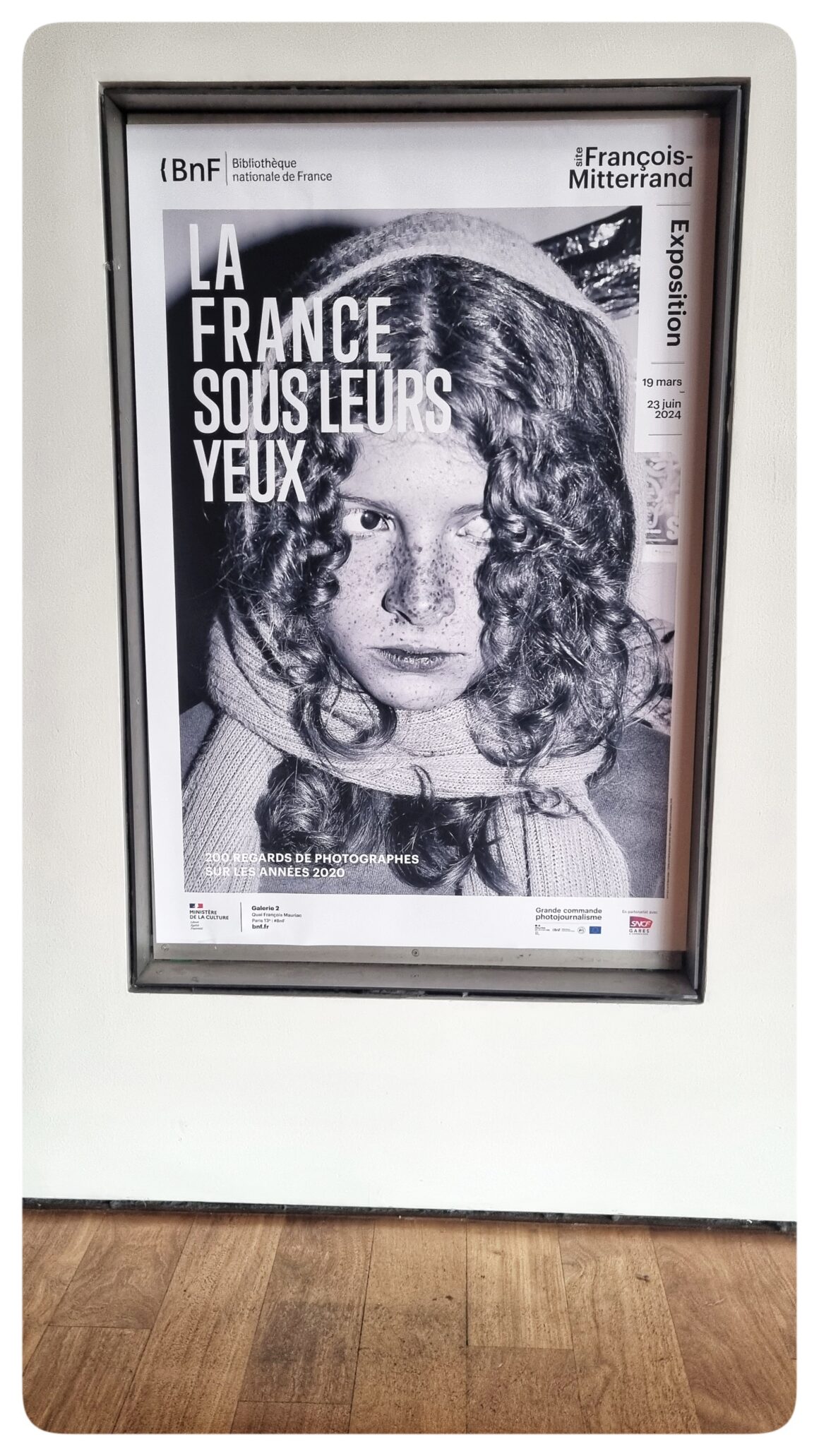 Locandina Expo "La France sous leurs yeux", Paris BnF