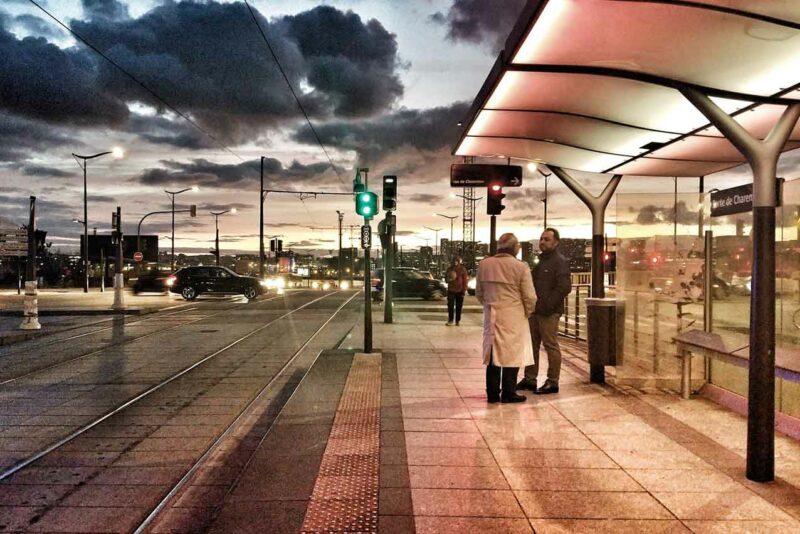 Parigi, Porte de Charanton al tramonto