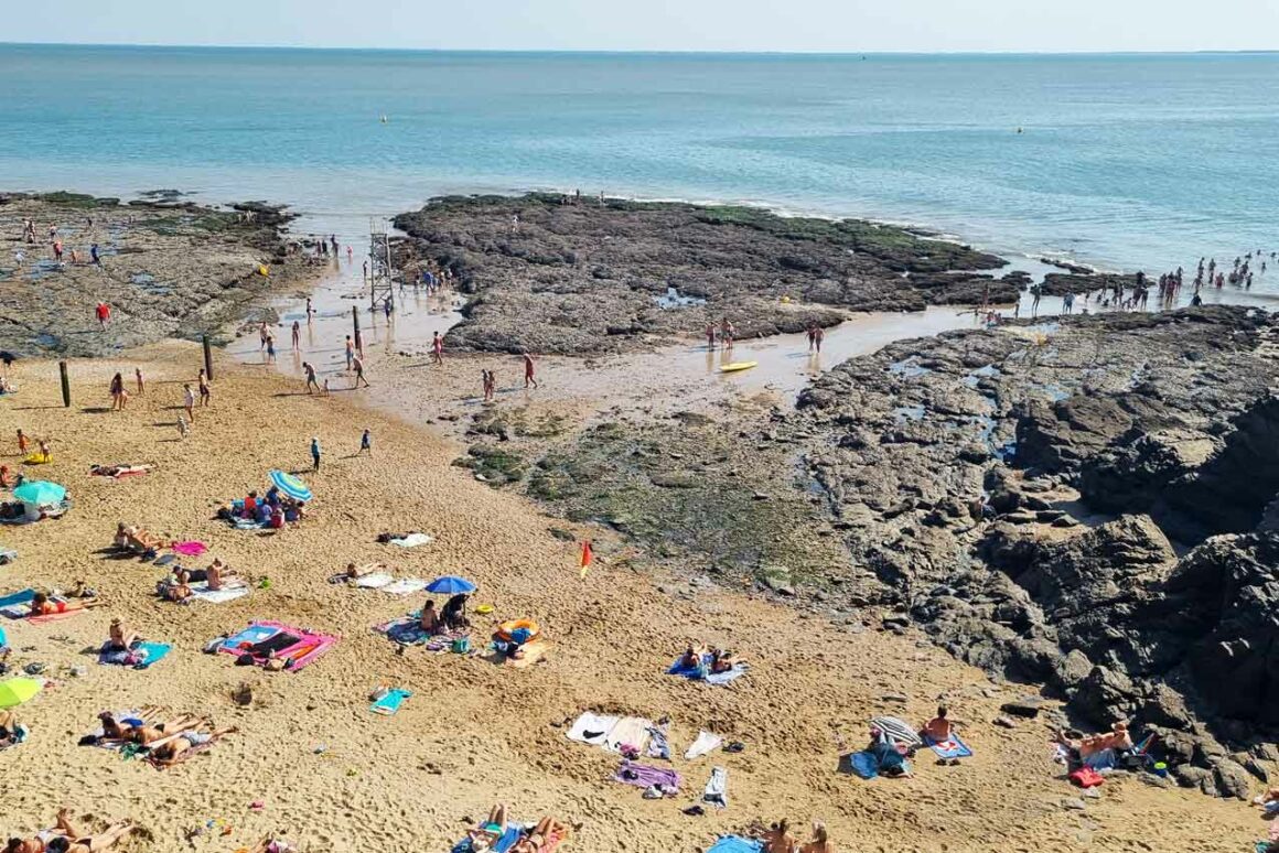 Pornic, spiaggia a Gourmalon