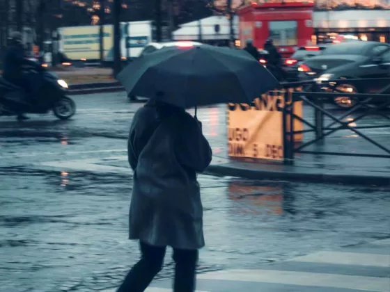 Parigi con la pioggia