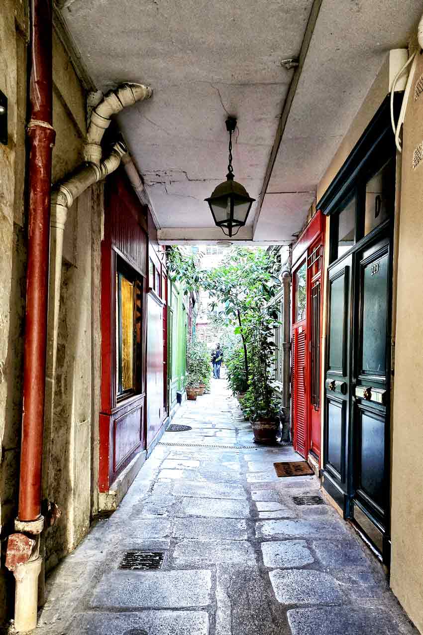 Parigi, Passage de l'Ancre dalla rue Saint Martin