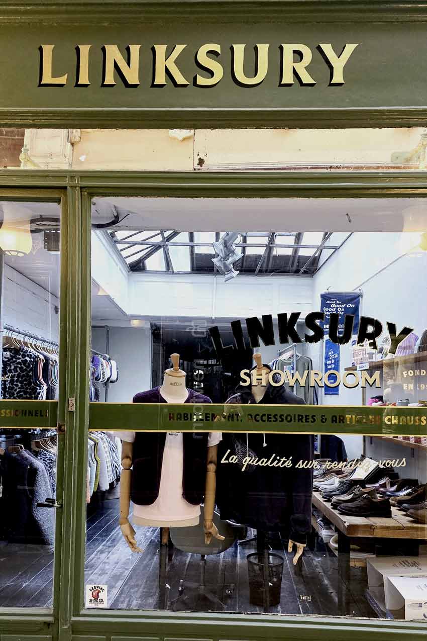 Passage Bourg l'Abbé, boutique Linksury