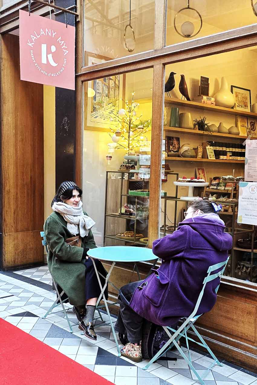 Passage du Grand Cerf, caffetteria