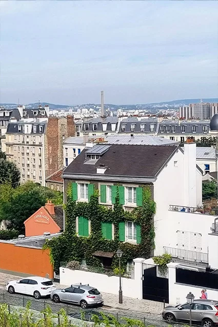 Montmartre, la vista panoramica dal museo