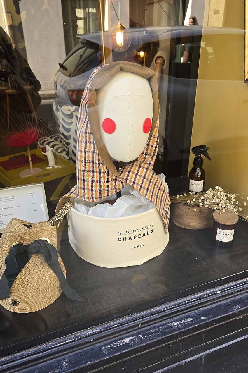 Paris, Marais, une vitrine insolite