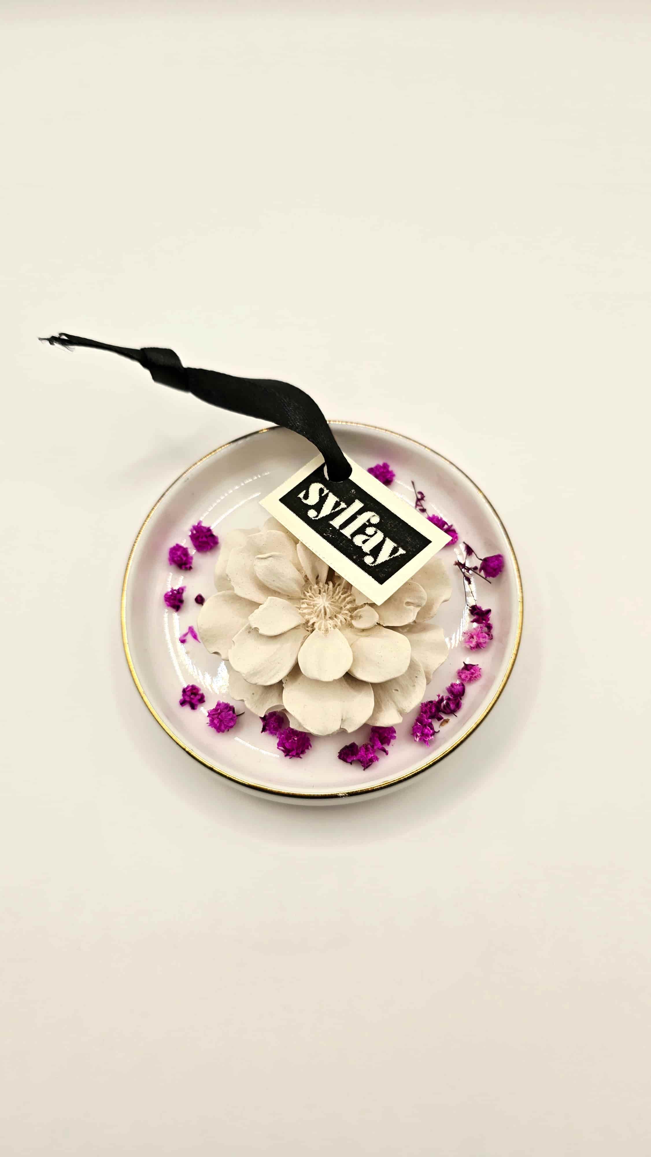 medaglione di gesso per aromaterapia